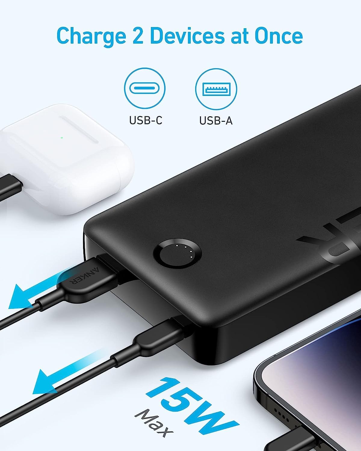  Anker 20000 mAh Powerbank