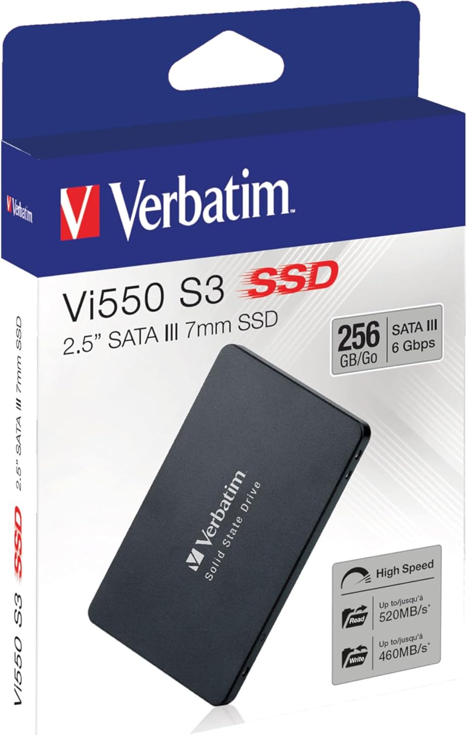 Verbatim 2.5 inch Internal SATA III SSD 256GB (vi550 S.3)