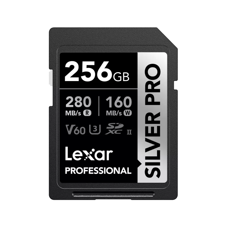 Lexar 256GB Professional SILVER PRO SDXC UHS-II Card