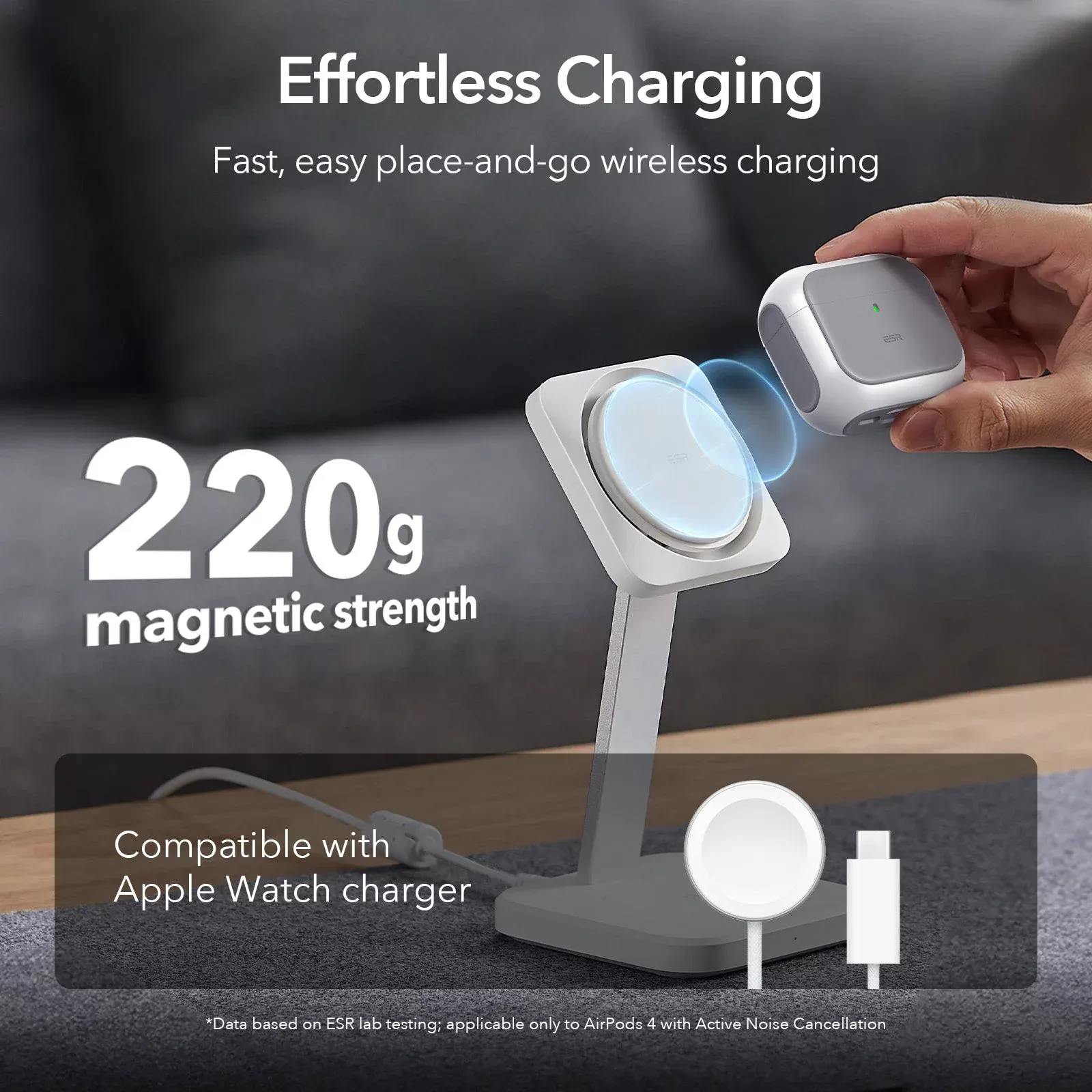  ESR Orbit Series Hybrid Case (HaloLock) for AirPods Pro and AirPods 4