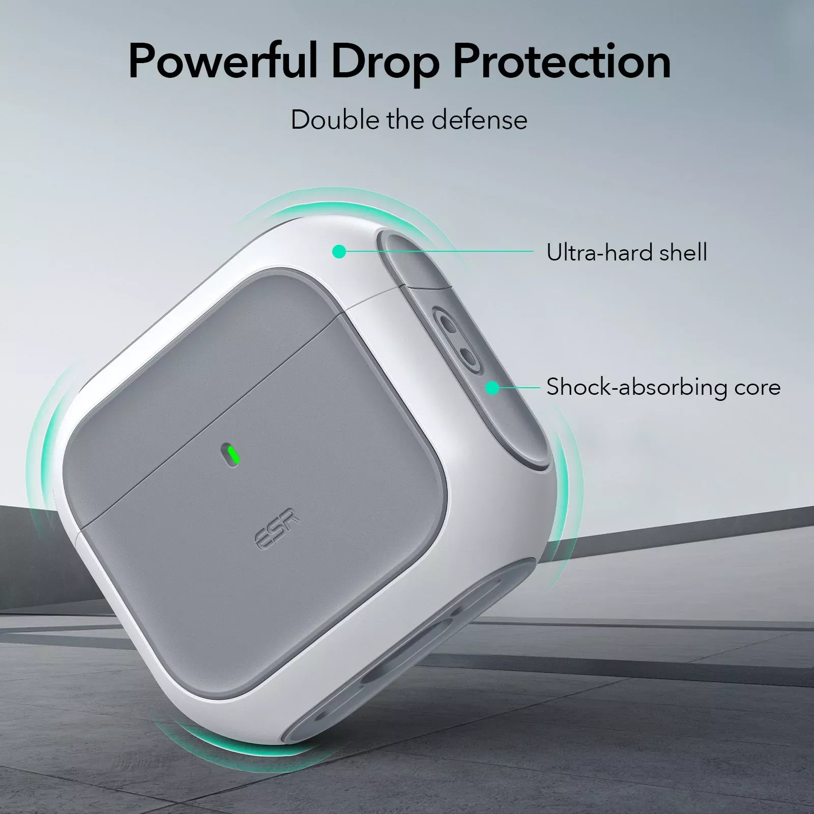  ESR Orbit Series Hybrid Case (HaloLock) for AirPods Pro and AirPods 4