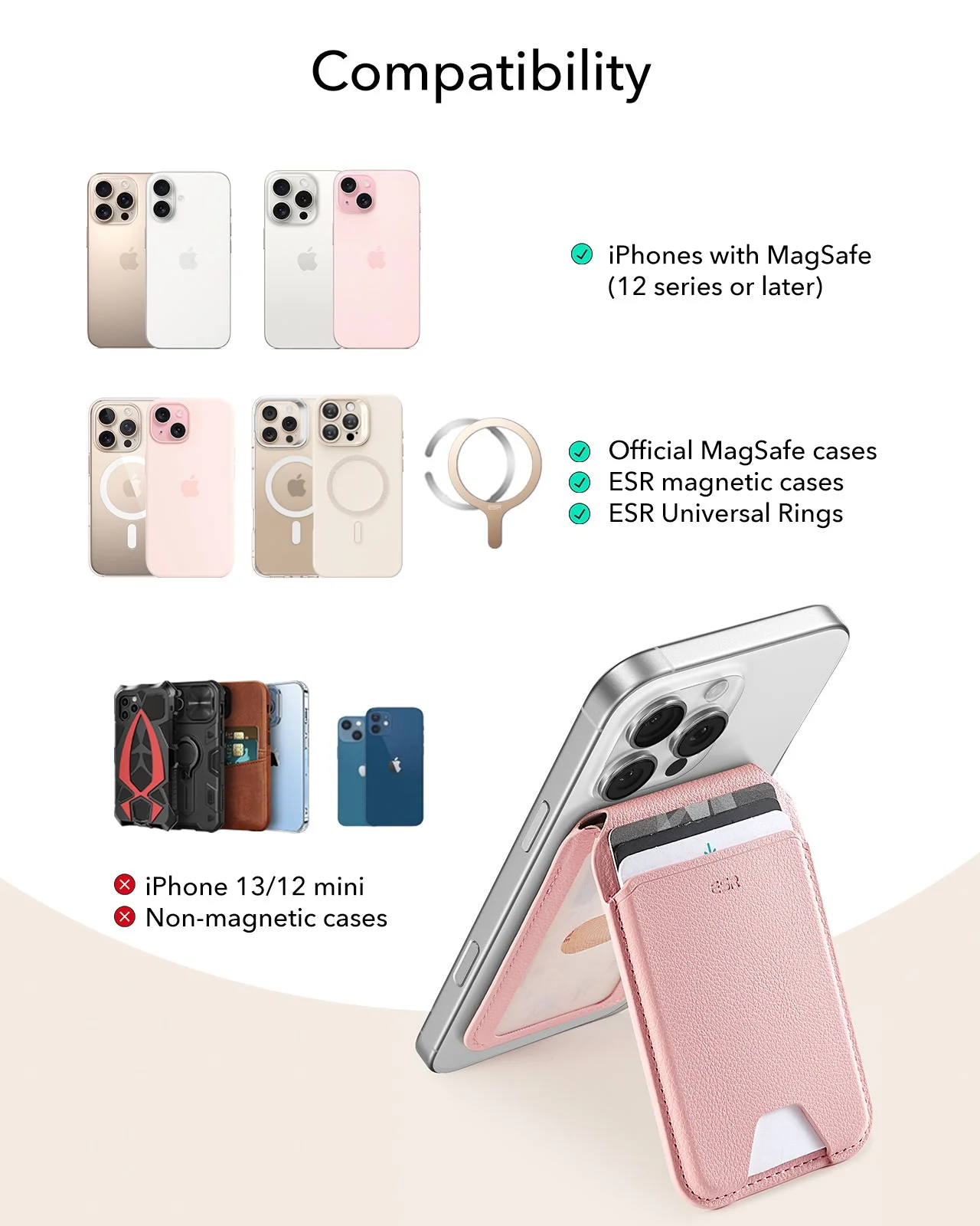  ESR Aura Wallet Stand (HaloLock)