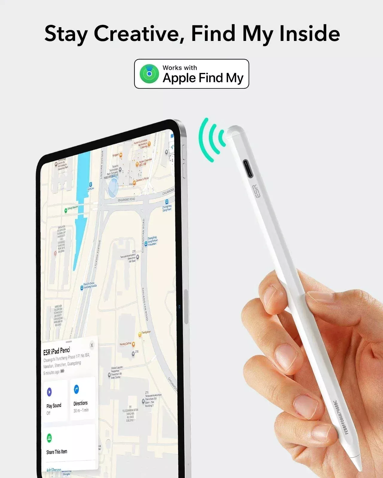  ESR Geo Digital Pencil with Built-in Find My