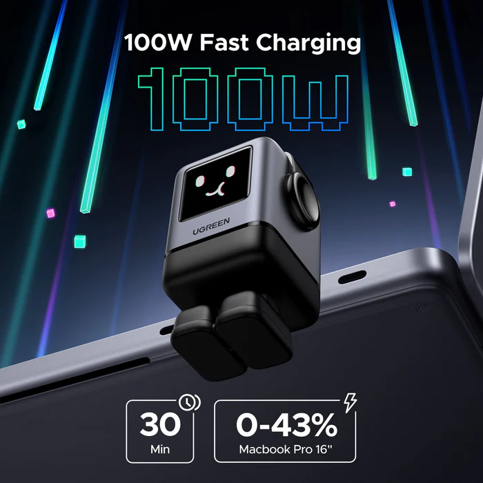  UGREEN Uno Charger 100W Smart Robot Charger